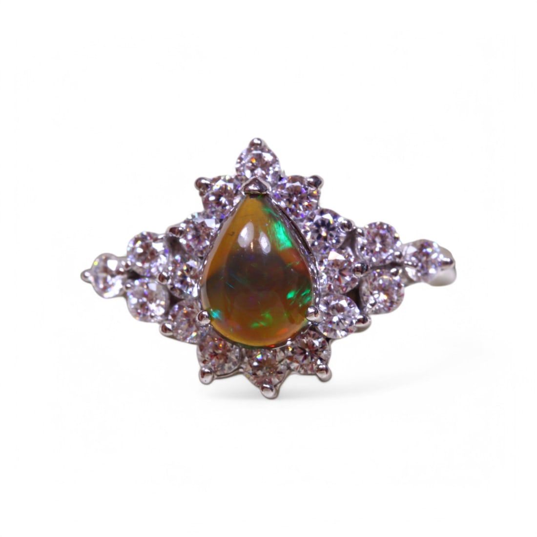 29.78 ct Natural Opal Sterling 925 Silver Ring (1 of 4)