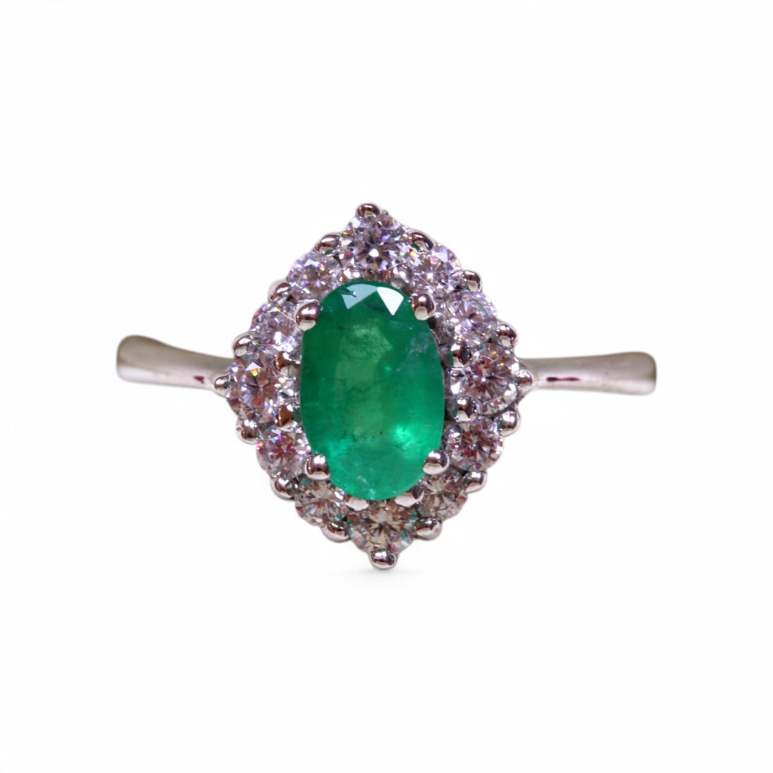 17.74 ct Natural Zambian Emerald Sterling 925 Silver Ring (1 of 4)