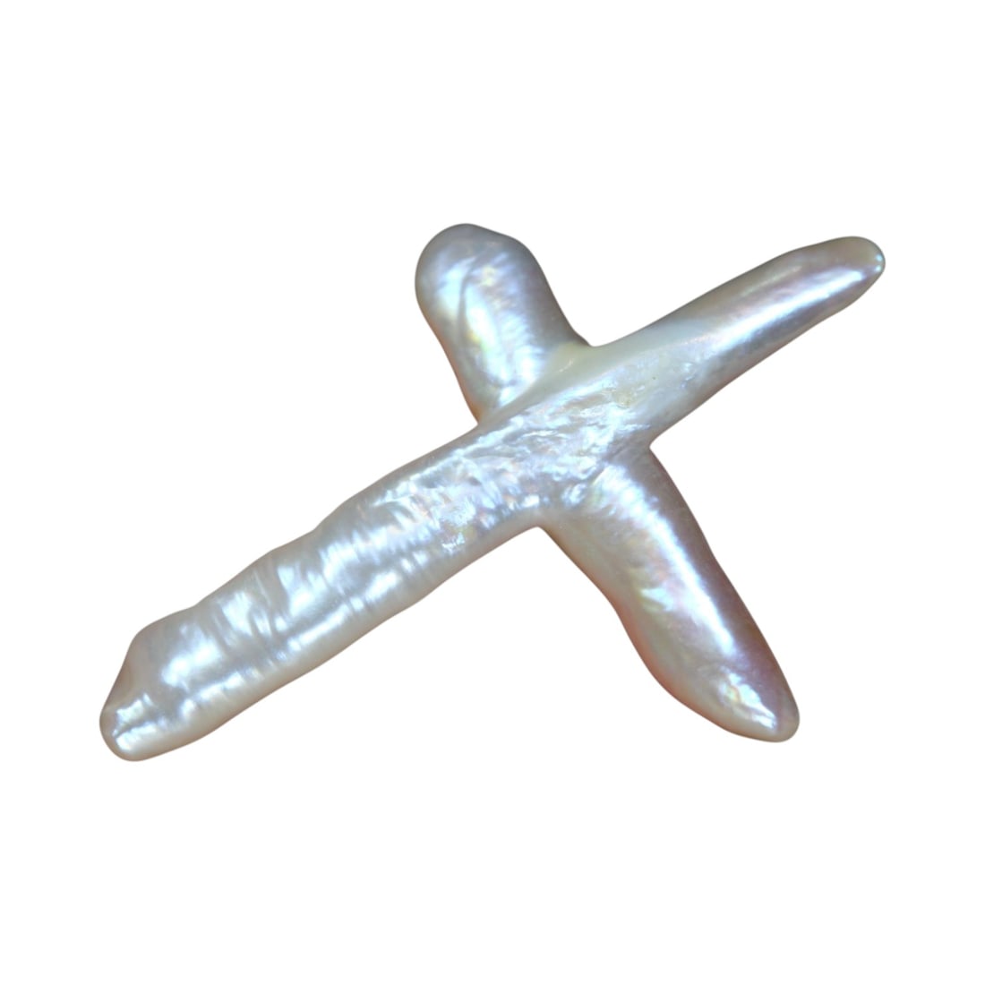 26.52 Carats Monumental Keshi Pearl - Winged Cross Form (1 of 3)