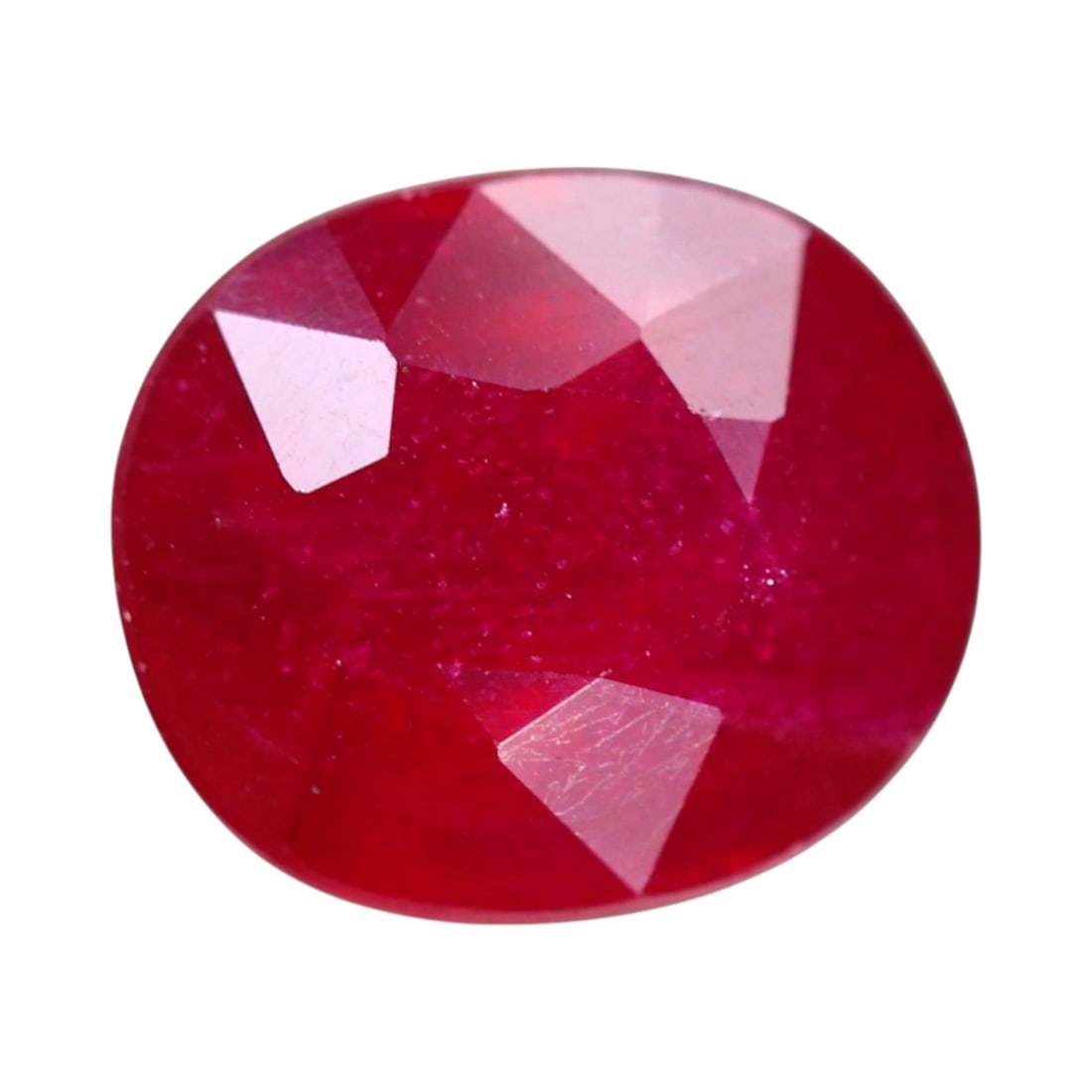 9.02 Carats Bold Crimson Ruby - Natural Oval Cut Gemstone (1 of 2)