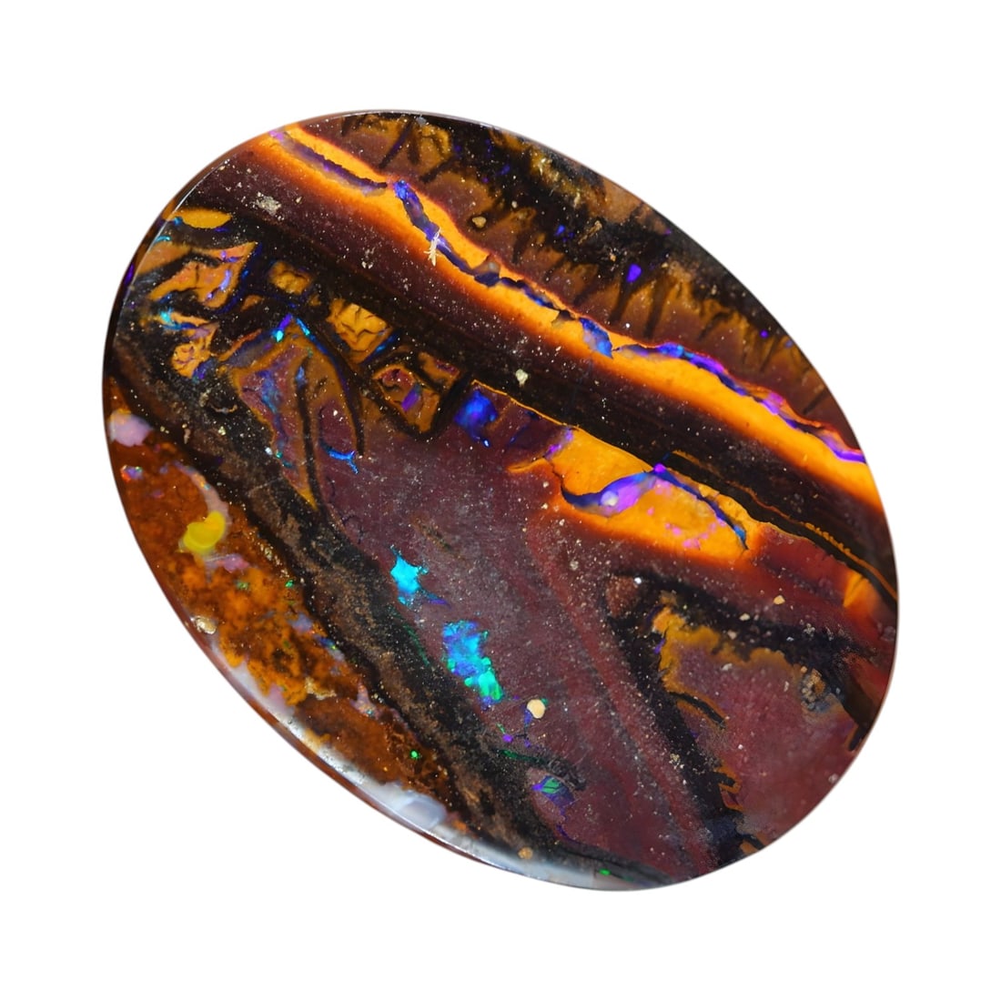 5.35ct Koroit Queensland Boulder Opal with Color Play (1 of 4)