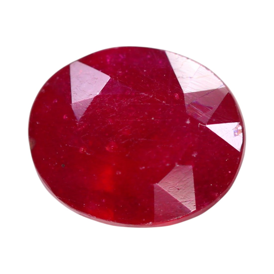 7.24 Carats Bold Red Ruby - Natural Oval Cut Gemstone (1 of 2)