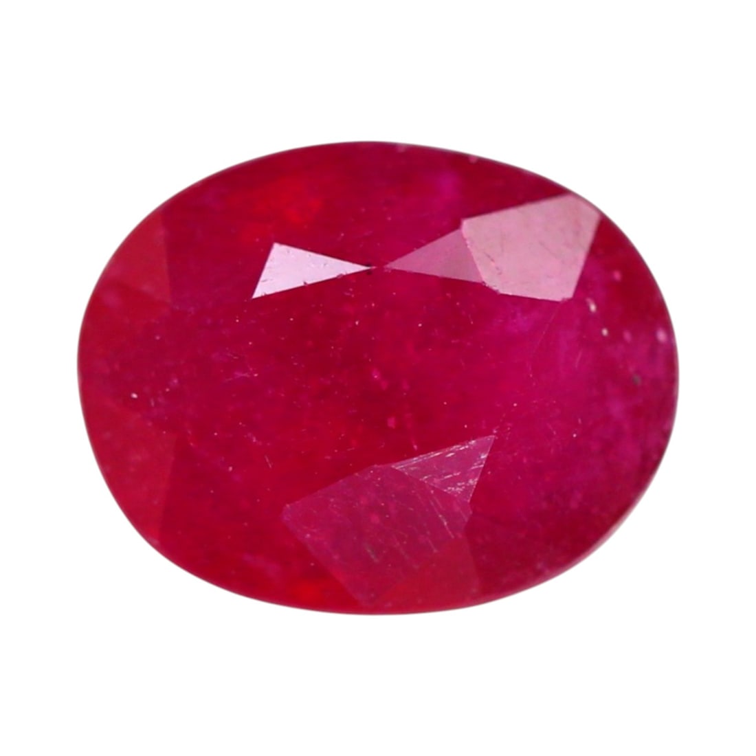 2.78 Carats Vivid Red Ruby - Natural Oval Cut Gemstone (1 of 3)