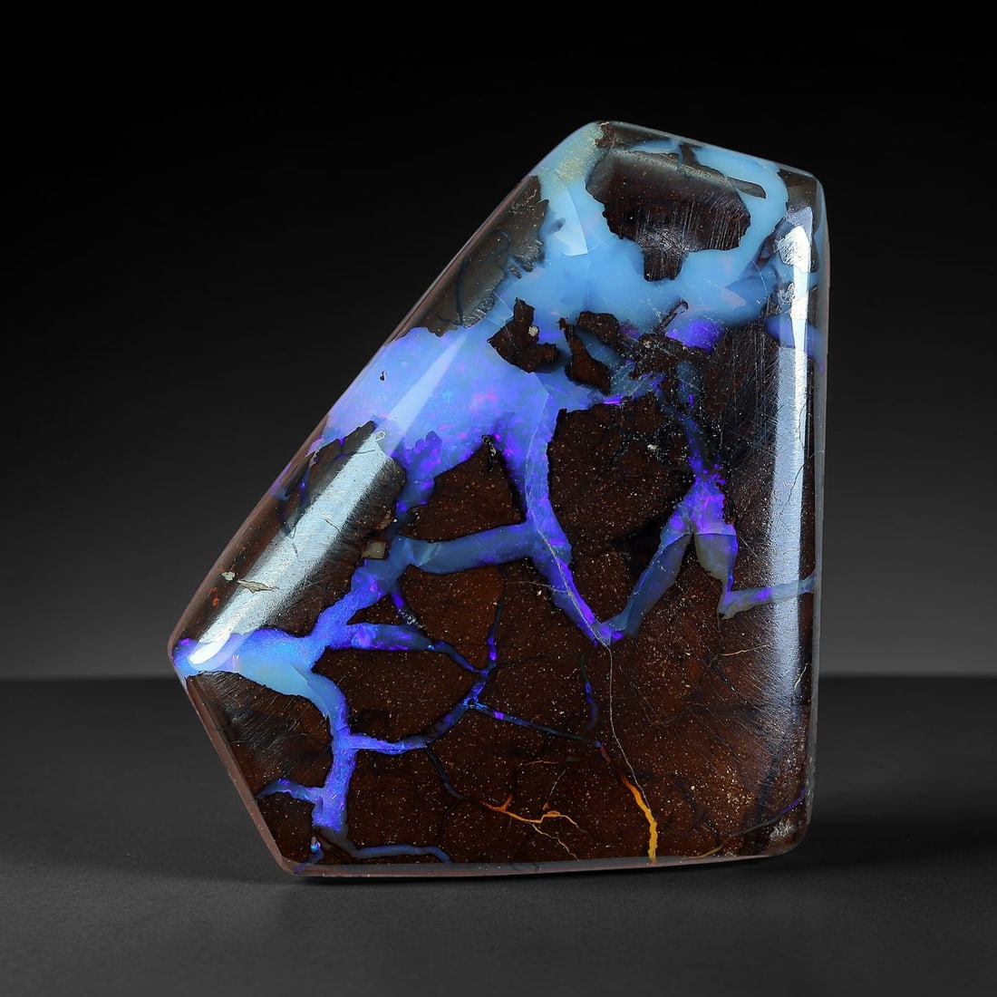 17.66ct Natural Australian Queensland Matrix Boulder Opal Cabochon, 43AV (1 of 2)