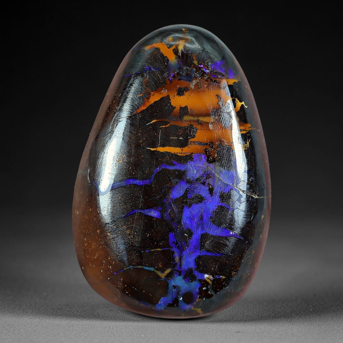 12.27ct Natural Australian Queensland Matrix Boulder Opal Cabochon, 26AV (1 of 2)