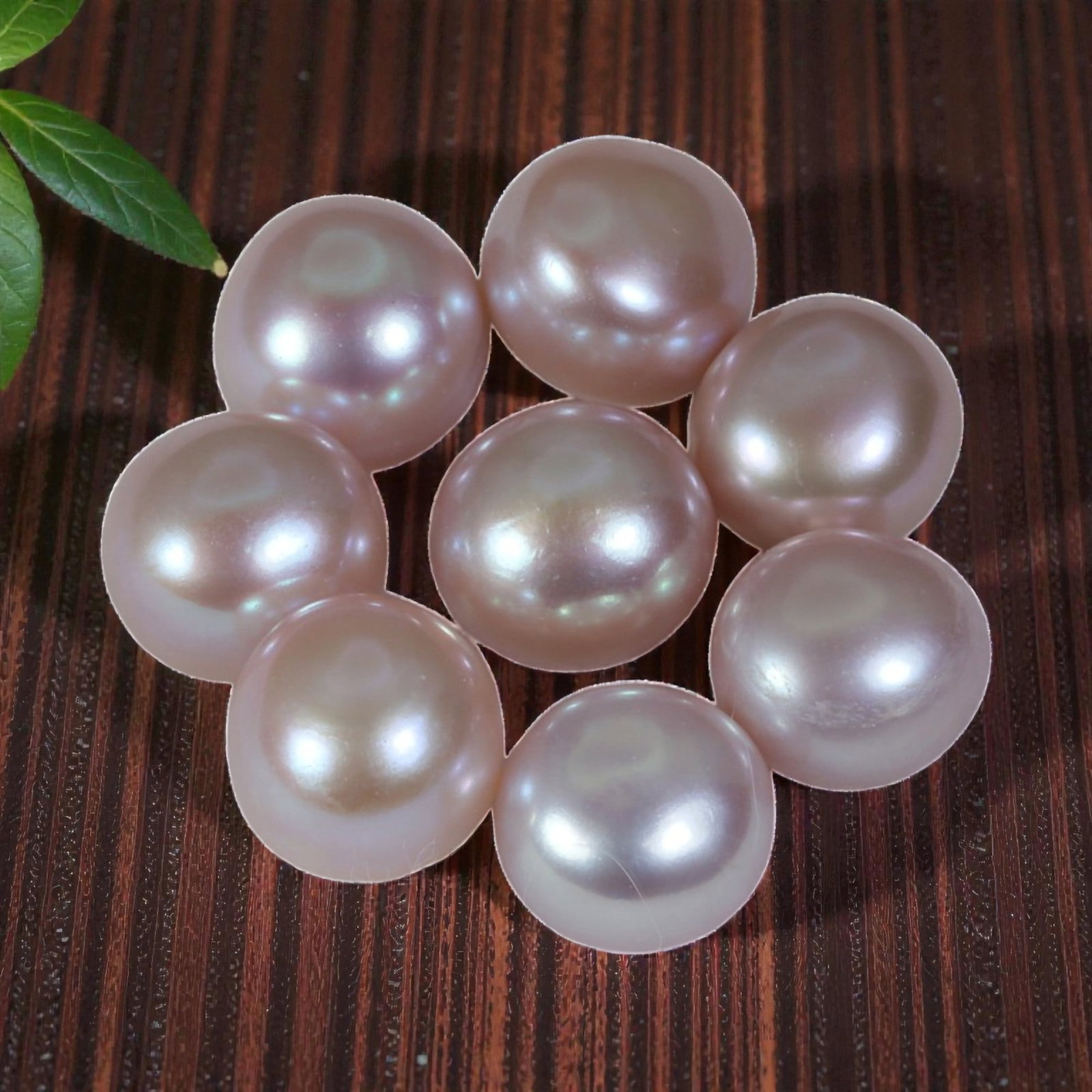21.34ct Natural Pink Freshwater Pearl - Drilled, 52YG: Natural freshwater pearls, individually drilled for jewelry use. Exhibits soft pinkish-lavender overtone with smooth, lustrous nacre surface and subtle iridescence. Consistent form across the set, wit