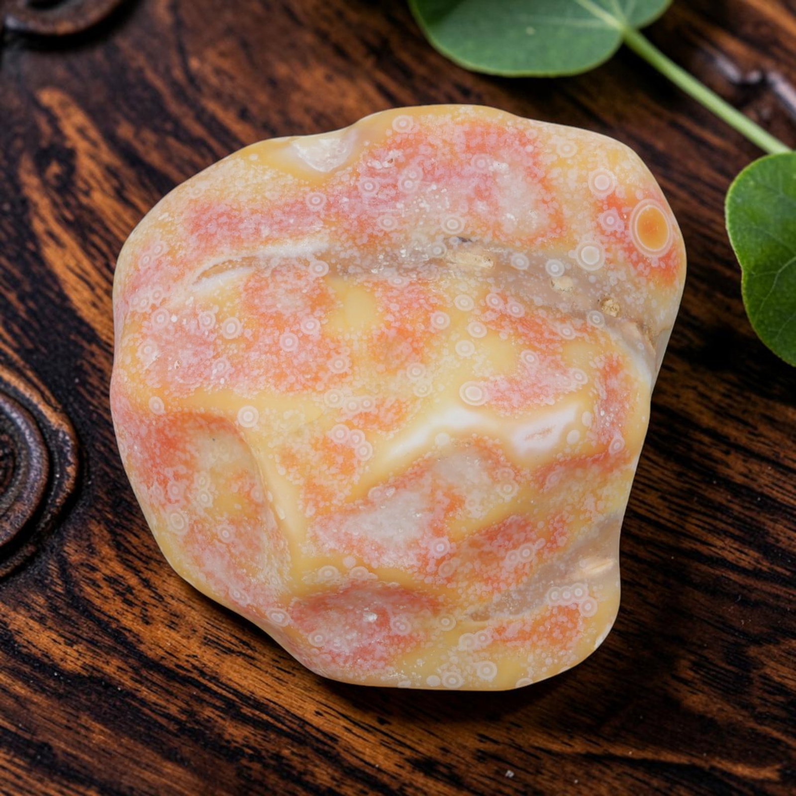 Natural Gobi Desert Eye Agate Raw Stone - Warring States Banded Pattern Collectible Specimen, 45AT: Genuine wind-sand naturally weathered Gobi desert agate rough stone, formed over millions of years within the arid Gobi desert terrain. This large heavy specimen features a warm creamy honey-yellow tr