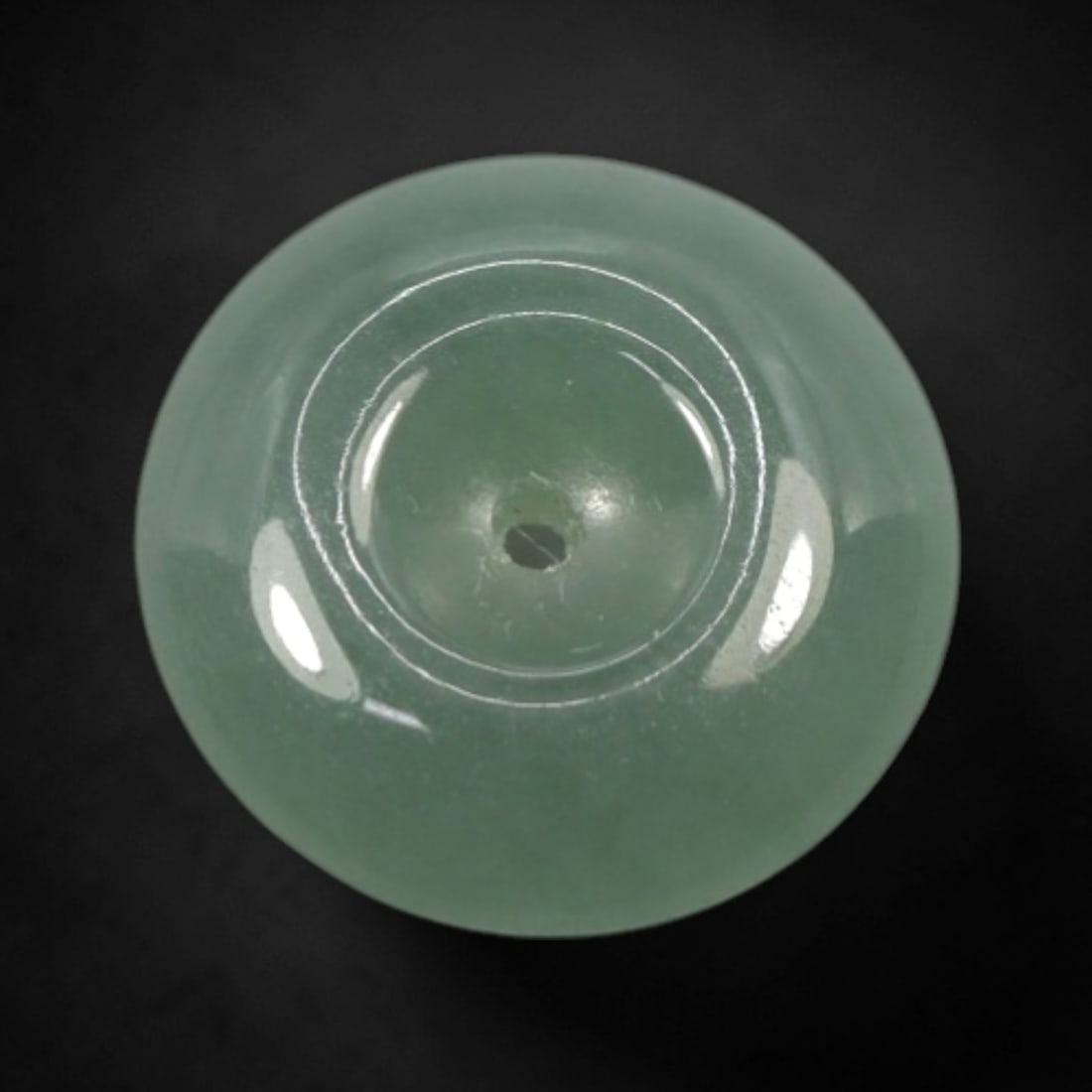 7.63 Carats Natural Burmese Type A Jadeite Jade Donut Pendant, 6XN: I've got a lovely smooth jade donut here to show you, classic timeless shape with soft calming color that's easy on the eye! It holds a gentle muted pale celadon green tone, semi-translucent with fain