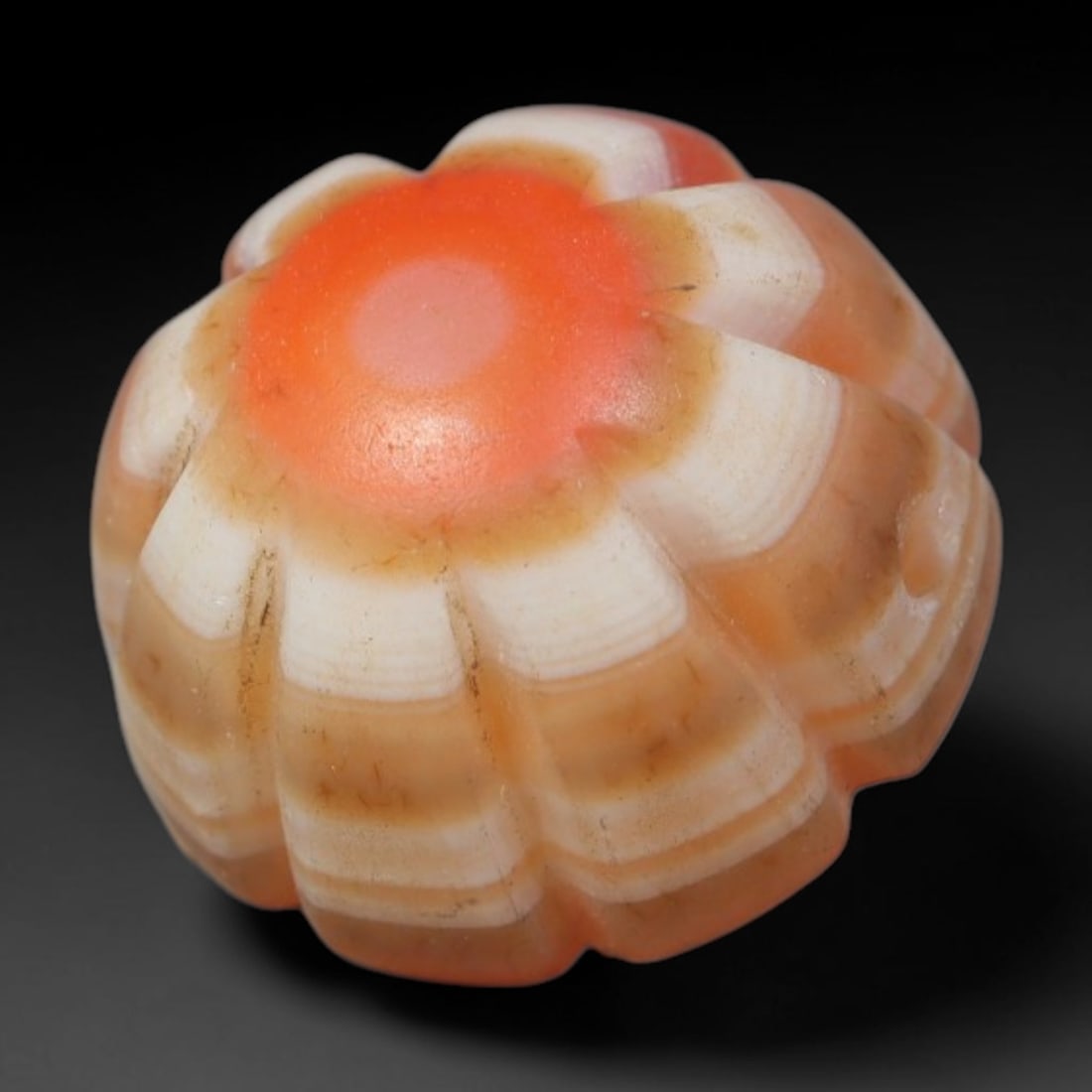 Vintage Tibetan Natural Carnelian Agate Bead Talisman, 82XZ (1 of 1)