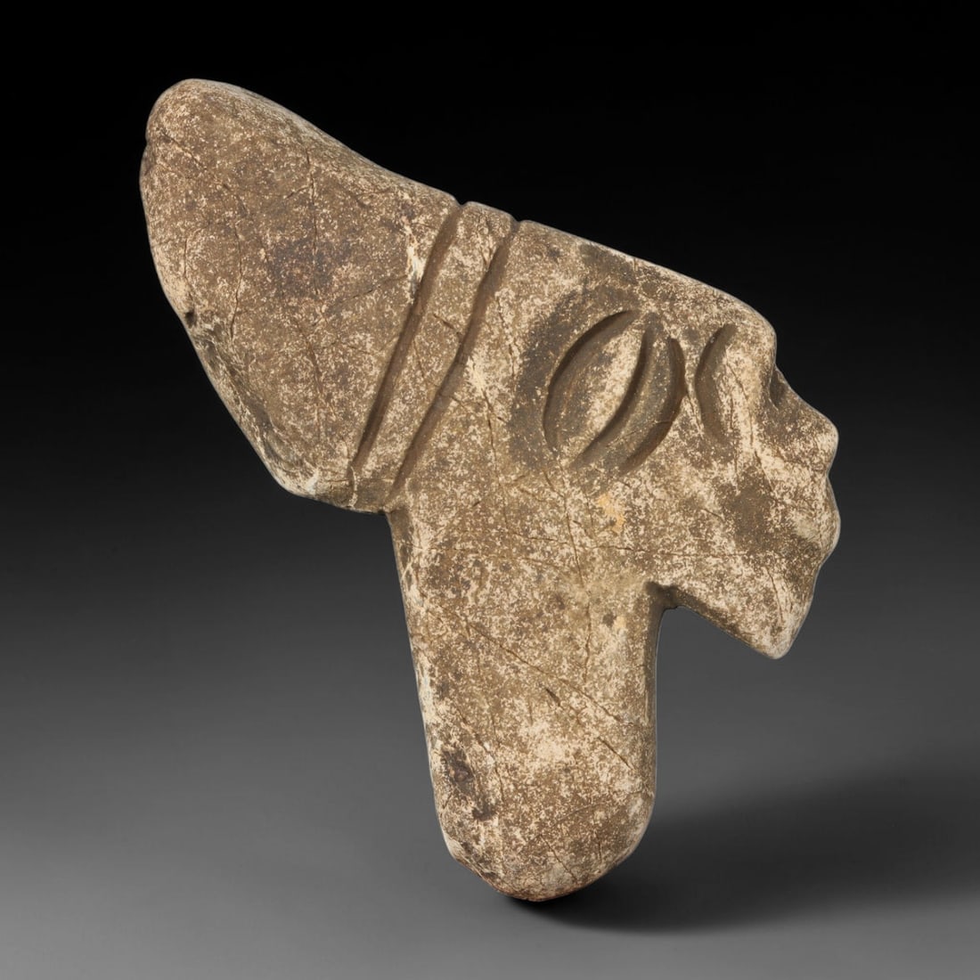 Ancient Medieval Near Eastern Tribal Stone Effigy, 95WT (1 of 1)