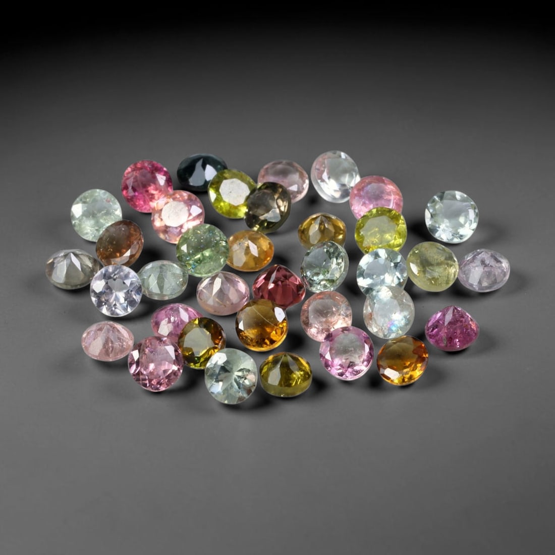 4.14 Carats Natural Multi-Color Mixed Loose Faceted Tourmaline Parcel, 98XV (1 of 1)