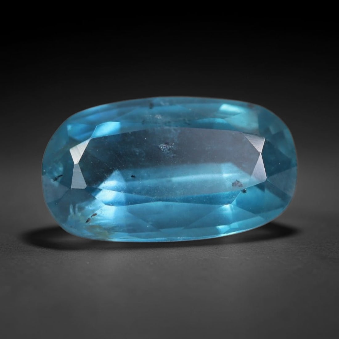 3.42 Carats Natural Bright Aquamarine Blue Kyanite Cushion Rectangular Loose Faceted Gemstone, 22WS (1 of 1)