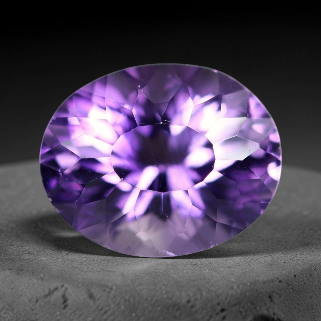 6.25 Carats Natural Brazilian Amethyst Loose Gemstone, 16WP: This natural Brazilian amethyst holds dimension readings of 13.2x10.6x8.7mm, a transparent crystalline quartz specimen sourced from Brazil's well-documented amethyst mineral formations that consistent