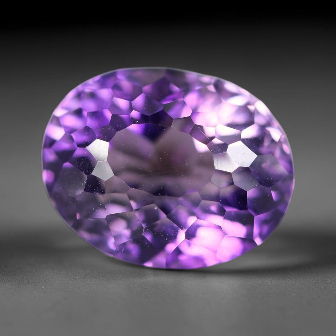 13.13 Carats Natural Brazilian Amethyst Loose Gemstone, 20WP: This natural Brazilian amethyst holds dimension readings of 15.8x12.6x11.3mm, a transparent crystalline quartz specimen sourced from Brazil's well-documented amethyst mineral formations that consisten