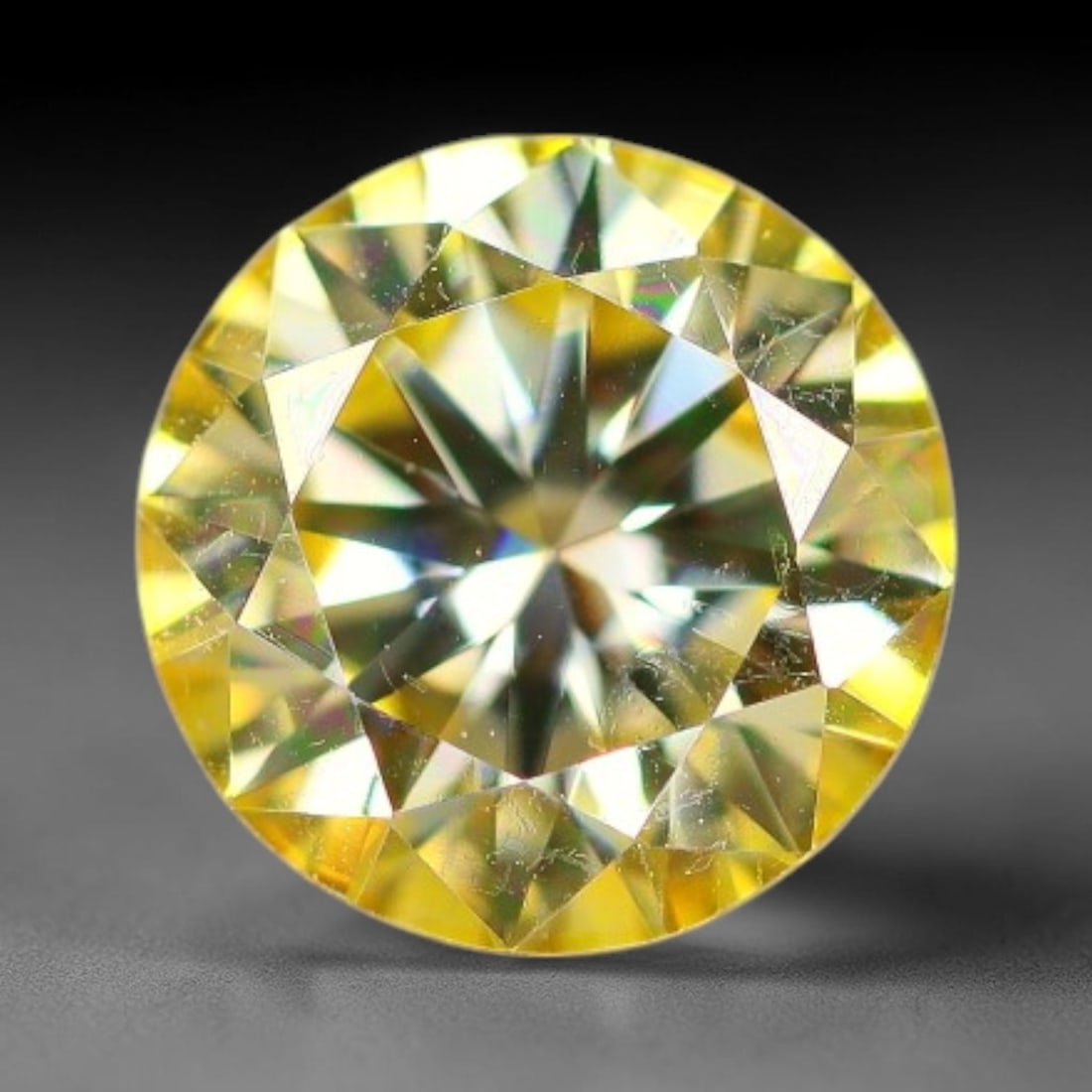 0.97 Carats Yellow Moissanite Loose Gemstone, 29WP: This yellow moissanite features dimensions of 6.5x3.9mm, crafted from high performance silicon carbide material famous for exceptional light refraction and brilliant light dispersion that creates inte