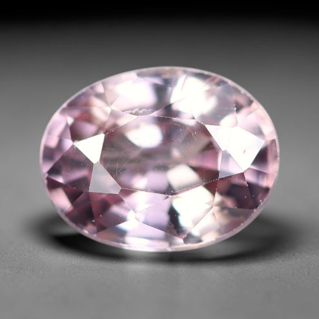 1.08 Carats Natural Soft Pink Oval Spinel Gemstone, 3XZ (1 of 1)