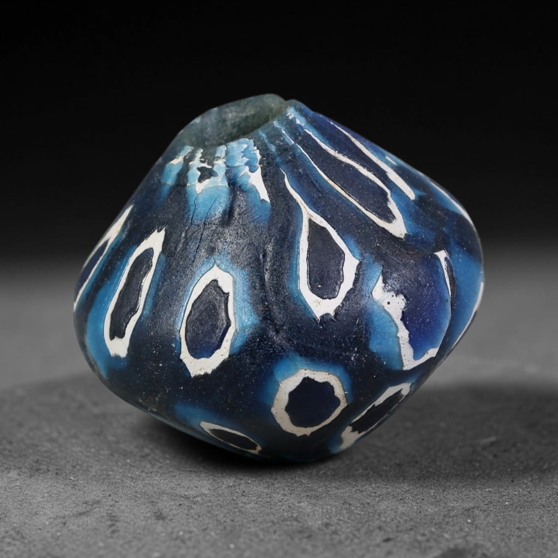 Antique Borneo Glass Trade Bead - 19mm Vintage Handcrafted Bead, 9XD: Antique Borneo glass beads hold deep cultural and historical significance within Southeast Asian maritime trade networks. For centuries, these glass spheres circulated as vital currency, ceremonial ta