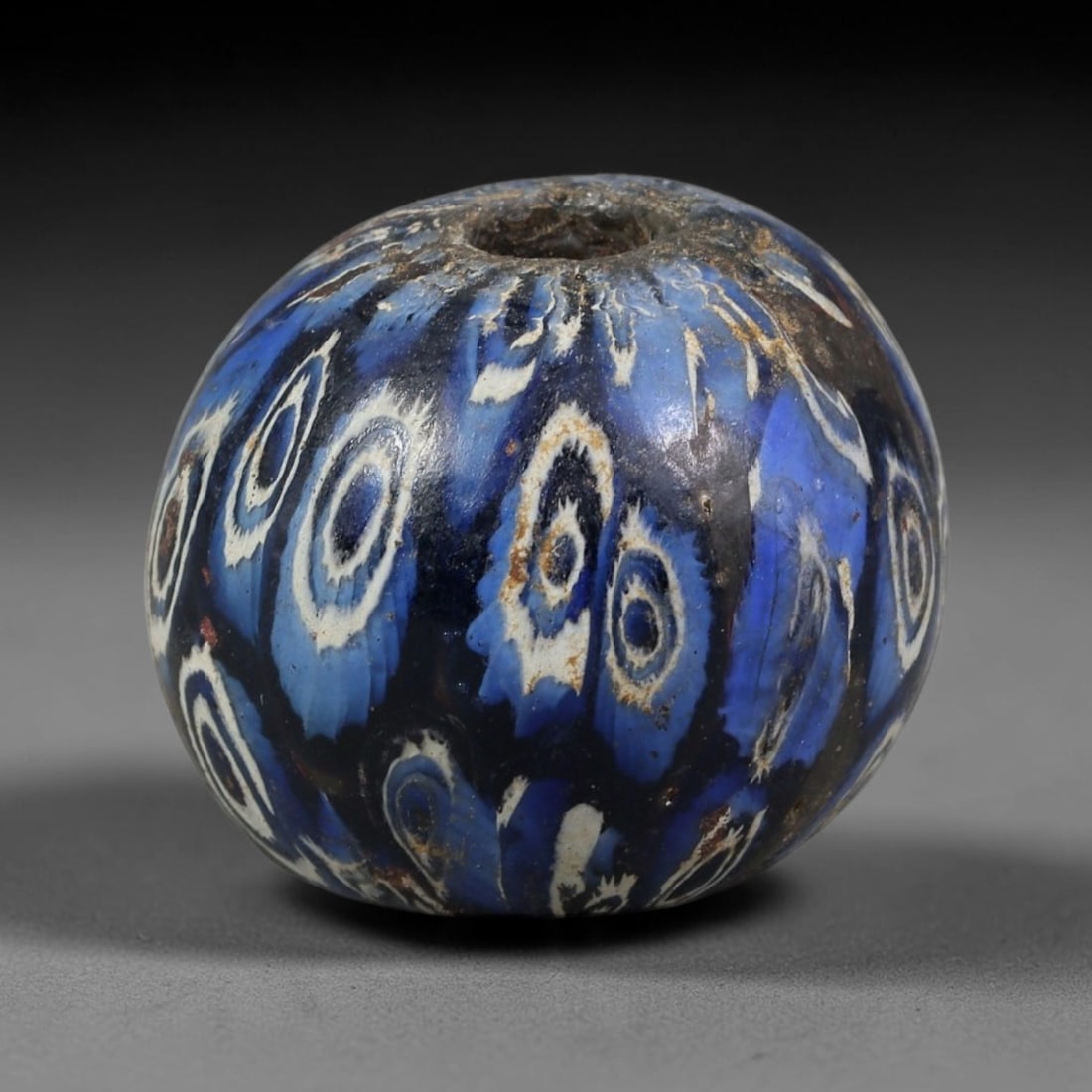 Antique Borneo Glass Trade Bead - 17mm Vintage Handcrafted Bead, 12XD: Antique Borneo glass beads hold deep cultural and historical significance within Southeast Asian maritime trade networks. For centuries, these glass spheres circulated as vital currency, ceremonial ta