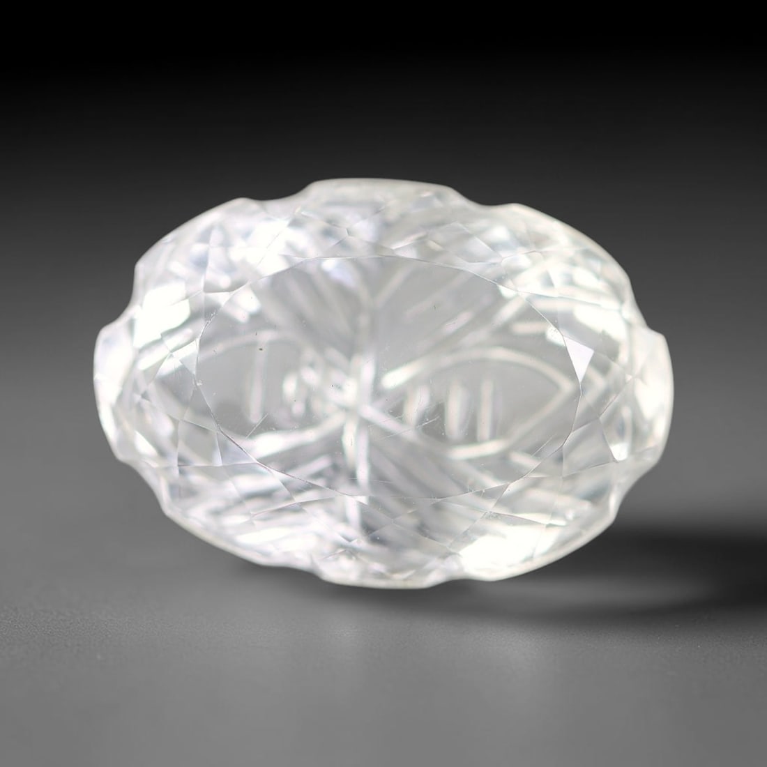 24.40 Carats Natural Brazilian White Quartz Fancy Cut Loose Gemstone, 89WY: This white quartz material is sourced from Brazilian natural mineral deposits and processed with professional fancy cut lapidary techniques, delivering even polished finishes across the whole crystal 