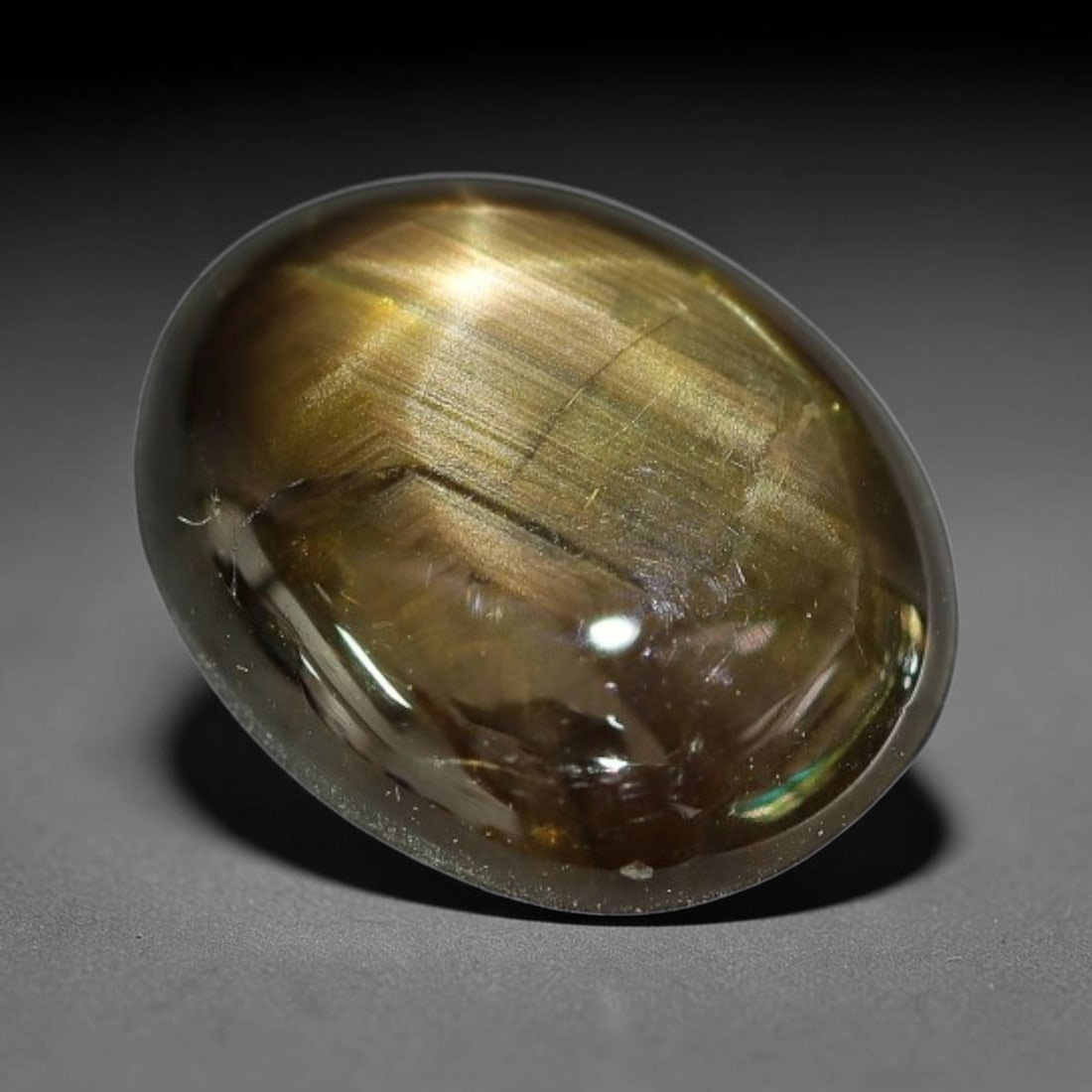 2.65ct Natural Siamese 6-Ray Black Star Sapphire Loose Gemstone, 19XY: This polished star sapphire originates from classic Siamese mining deposits, featuring a deep dark crystalline base with fine native mineral traces trapped within its structure, sized at calibrated 9.