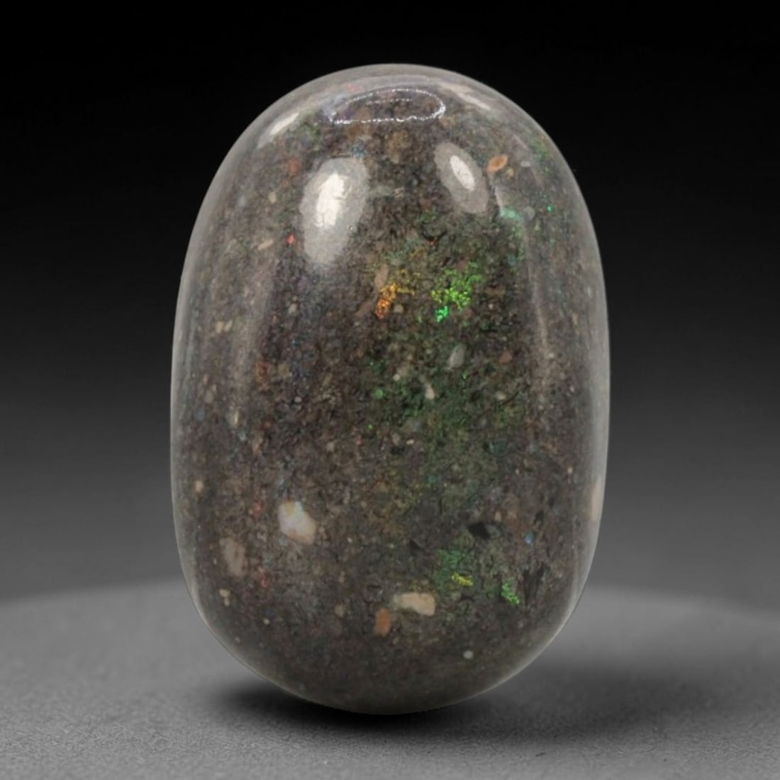 13.09 Carats Australian Matrix Opal Oval Cabochon - Natural Stone, 72XB (1 of 2)