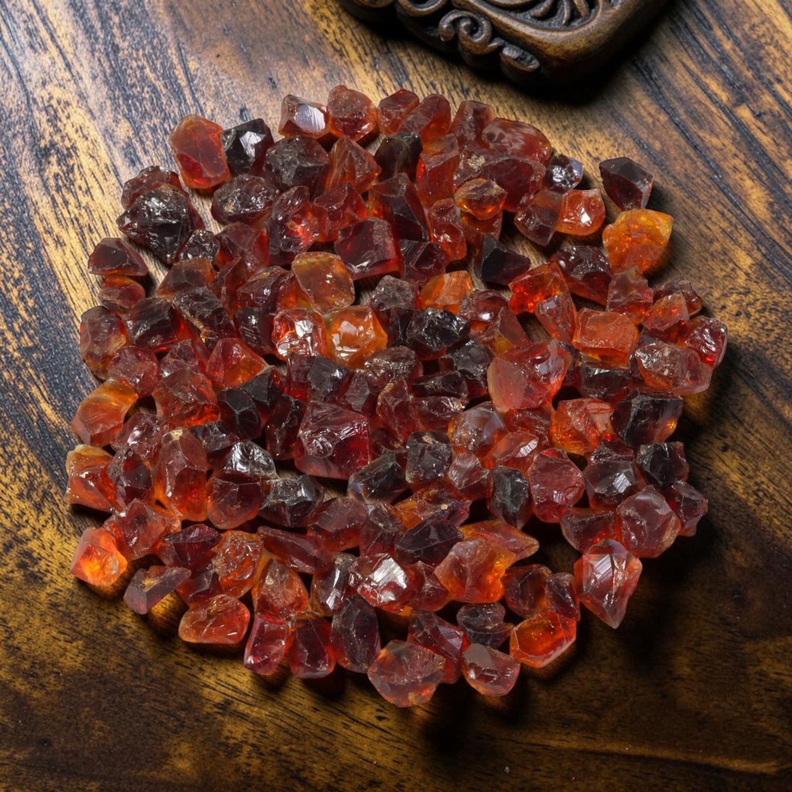 121.67 Carats Natural Garnet Rough Parcel, 97YH (1 of 1)