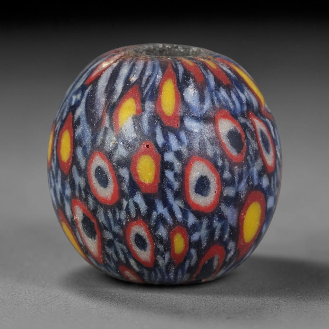 Antique Borneo Glass Trade Bead - 19mm Vintage Handcrafted Bead, 3XD: Antique Borneo glass beads hold deep cultural and historical significance within Southeast Asian maritime trade networks. For centuries, these glass spheres circulated as vital currency, ceremonial ta