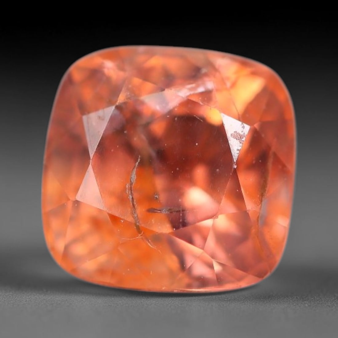 1.38 Carats Natural Mozambique Fancy Tourmaline Loose Gemstone, 55WJ: This natural Mozambique tourmaline holds dimension measurements of 6.1x6x4.3mm, sourced from Mozambique's productive tourmaline mineral deposits that yield highly sought-after natural colored tourmali