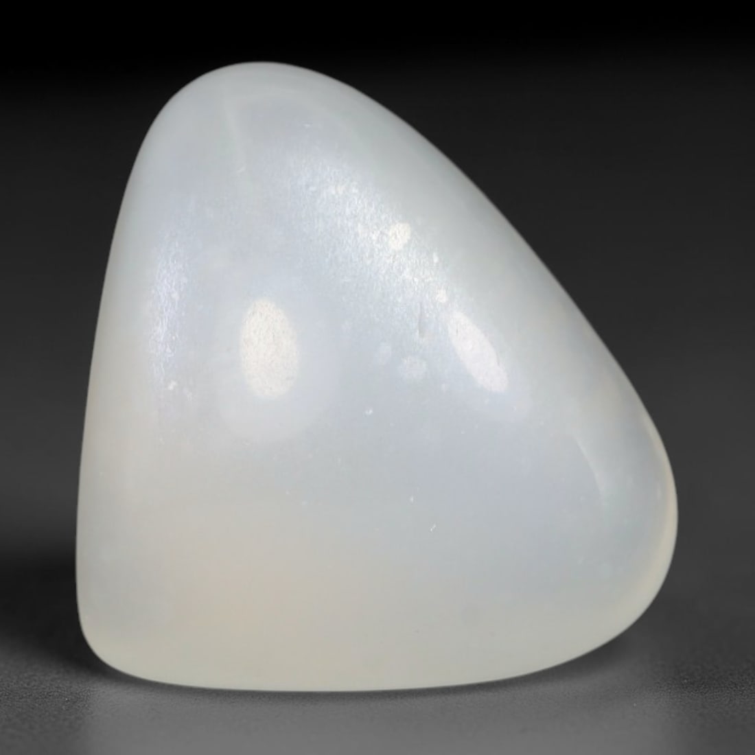 6.54 Carats Natural Ceylon Soft Milky White Moonstone Triangle Cabochon Loose Gemstone, 88WS (1 of 1)