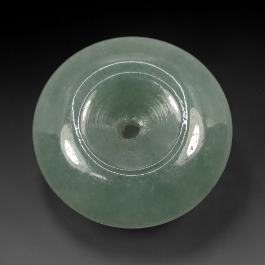10.69 Carats Natural Burmese Type A Jadeite Jade Donut Pendant, 99XM (1 of 2)