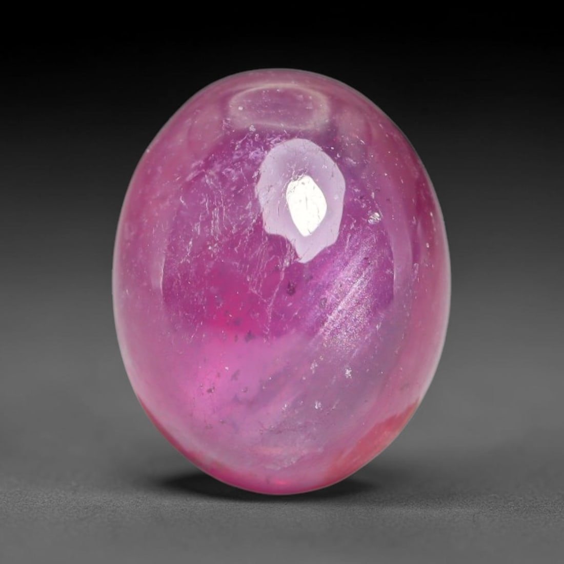 7.82 Carats Natural Mozambique Ruby Cabochon Loose Gemstone, 11XX (1 of 1)
