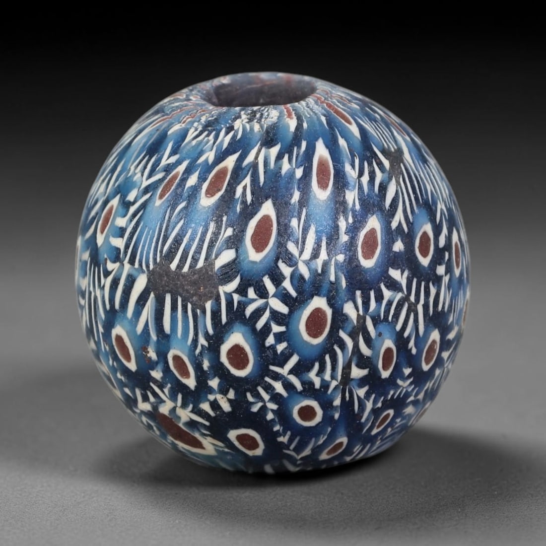 Antique Borneo Glass Trade Bead - 19mm Vintage Handcrafted Bead, 4XD: Antique Borneo glass beads hold deep cultural and historical significance within Southeast Asian maritime trade networks. For centuries, these glass spheres circulated as vital currency, ceremonial ta