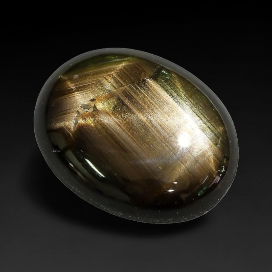 2.37ct Natural Siamese 6-Ray Black Star Sapphire Loose Gemstone, 5XY: This polished star sapphire originates from classic Siamese mining deposits, featuring a deep dark crystalline base with fine native mineral traces trapped within its structure, sized at calibrated 9.