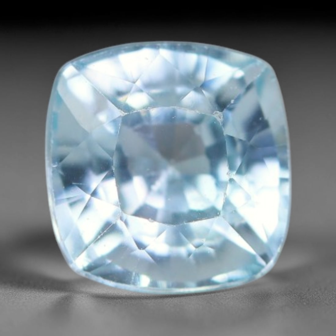 1.21 Carats Natural Sky Blue Zircon Faceted Loose Gemstone, 29WW: This zircon is extracted from natural crustal mineral deposits and processed with accurate faceting and bright reflective polishing under professional lapidary standards. Tiny natural internal pinpoin