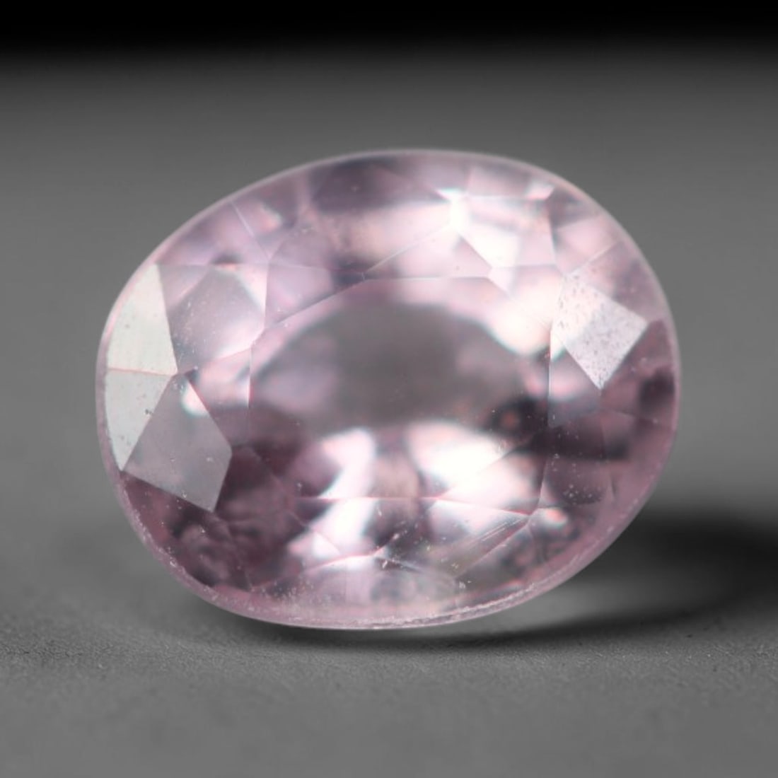 0.34 Carats Natural Soft Pale Blush Pink Sapphire Loose Faceted Gemstone, 26XM: Natural delicate pale blush pink corundum sapphire precisely oval faceted loose gemstone, mixed brilliant facets produce gentle light sparkle and highlight its faint translucent warm pastel pink tone.