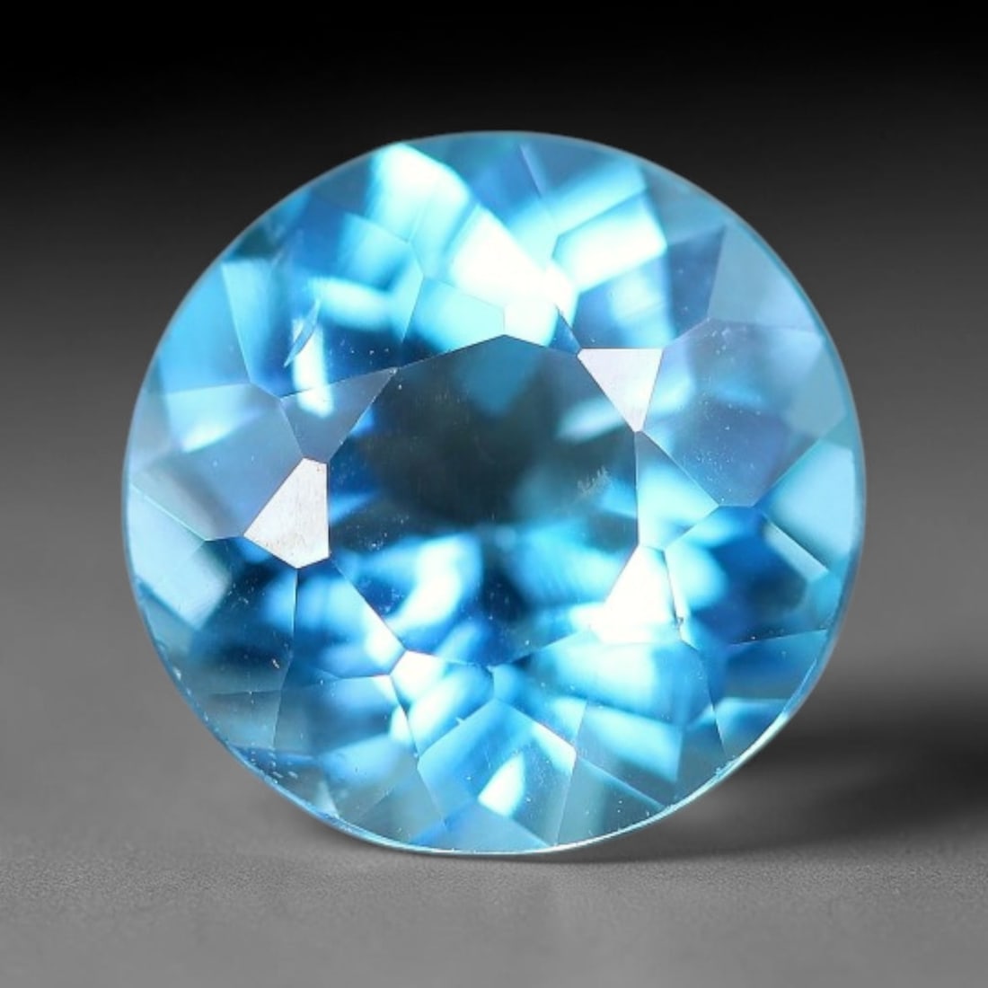 2.79 Carats Natural Swiss Blue Topaz Loose Gemstone, 10WP: This genuine natural swiss blue topaz displays consistent saturated blue coloration inherent to unprocessed natural mineral specimens. Formed through natural geological formation, the stone carries su