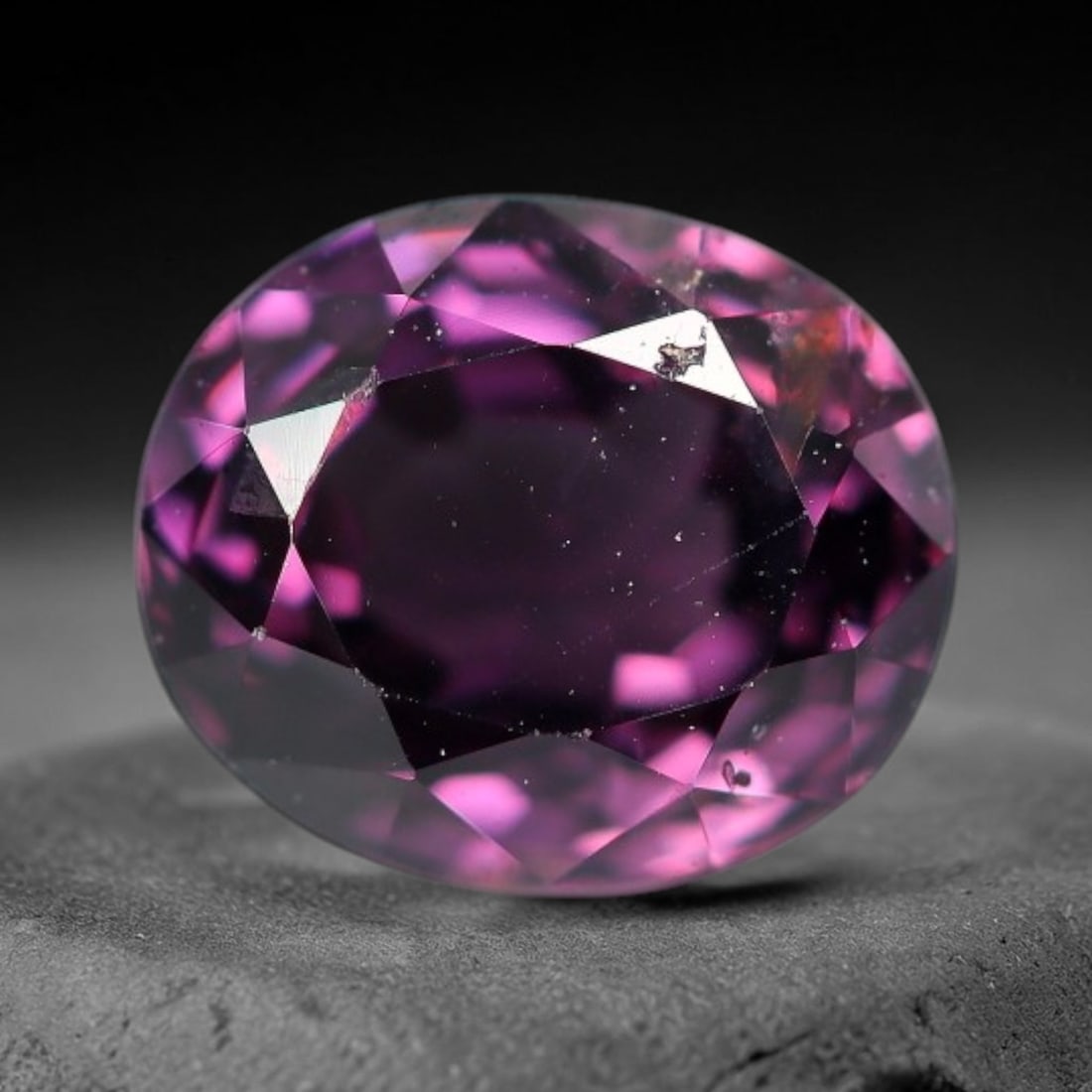 1.26 Carats Natural Pink Spinel Oval Faceted Loose Gemstone, 7XZ (1 of 1)