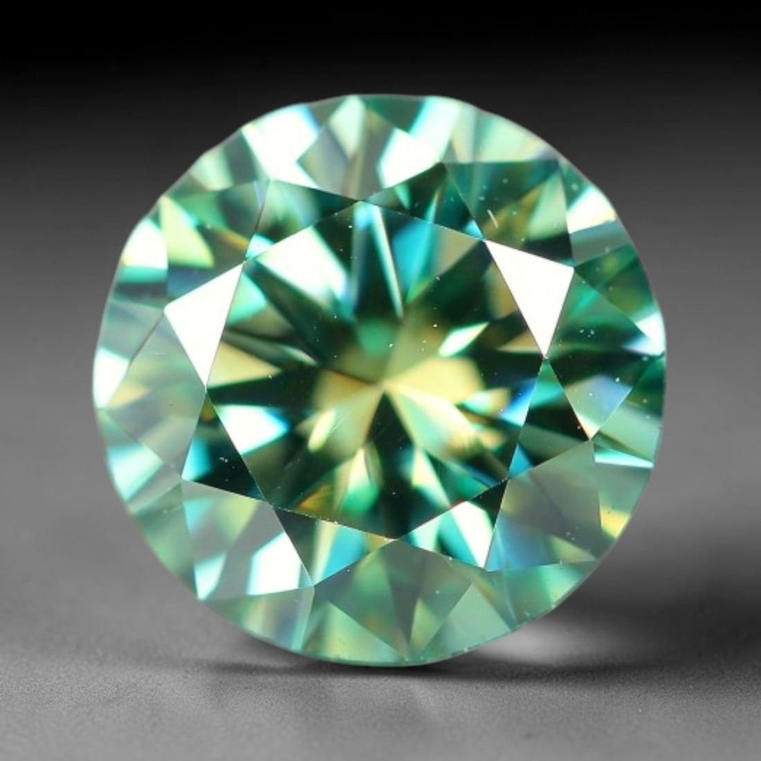 0.75 Carats Aqua Toned Moissanite Loose Gemstone, 65WP: This moissanite features dimensional measurements of 6x3.6mm, lab-grown silicon carbide material valued for superior light refraction that delivers vivid multi-hued sparkle across all lighting conditi