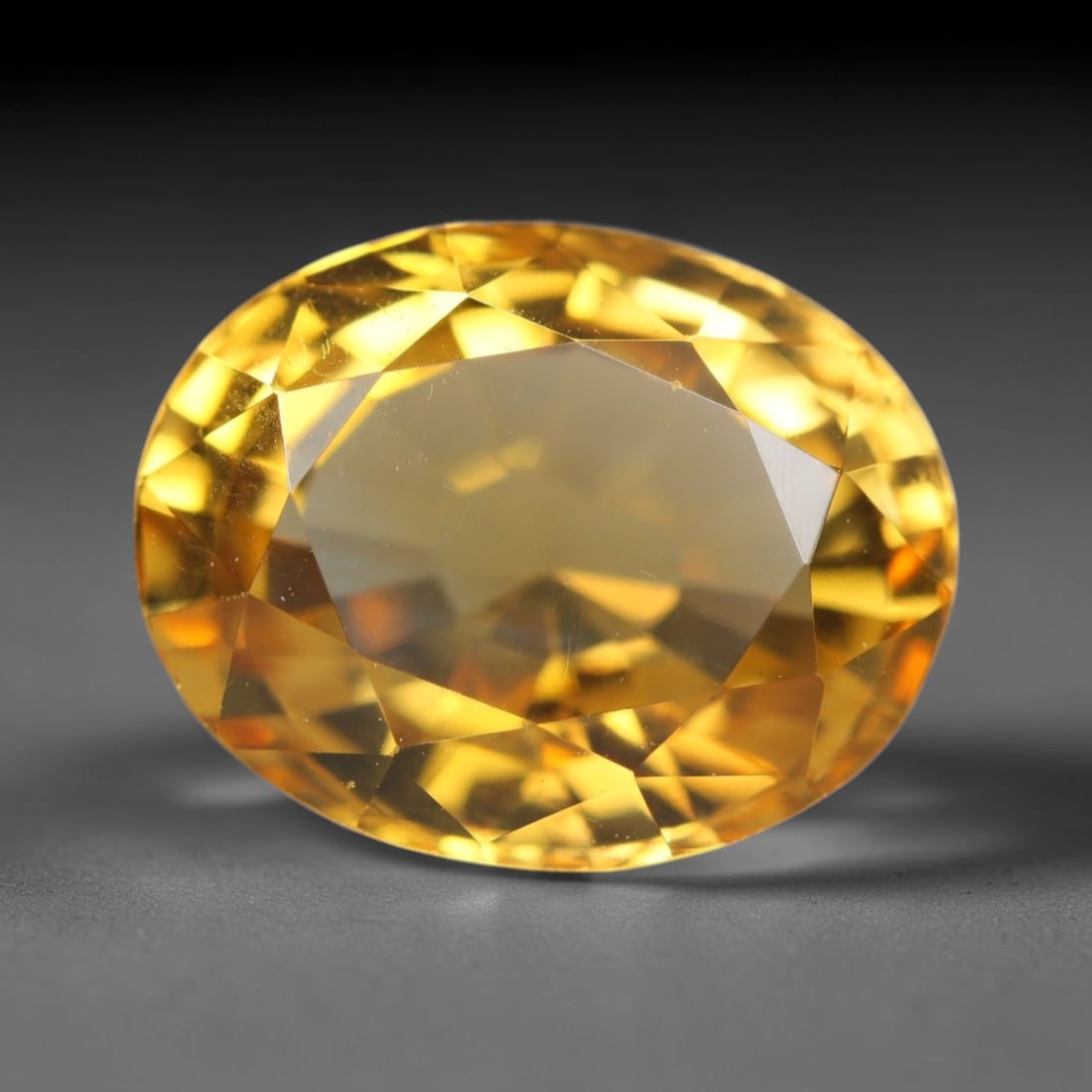 5.51 Carats Natural Golden Yellow Citrine Oval Faceted Loose Gemstone, 89XX: This citrine is harvested from natural quartz deposits and finished with precise faceting and reflective high gloss polishing using professional lapidary workmanship. Minor faint internal crystalline 