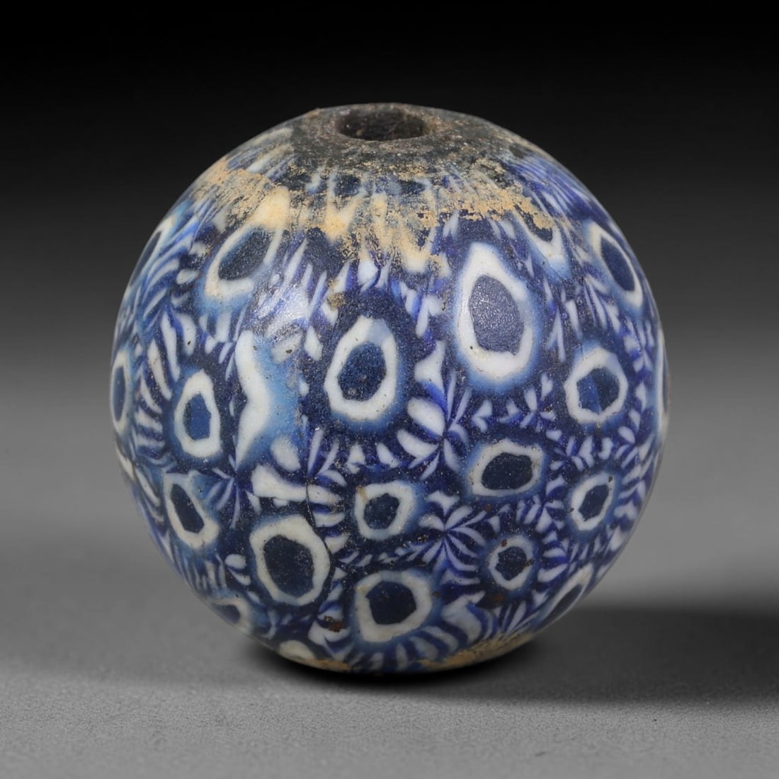 Antique Borneo Glass Trade Bead - 21mm Vintage Handcrafted Bead, 17XD: Antique Borneo glass beads hold deep cultural and historical significance within Southeast Asian maritime trade networks. For centuries, these glass spheres circulated as vital currency, ceremonial ta