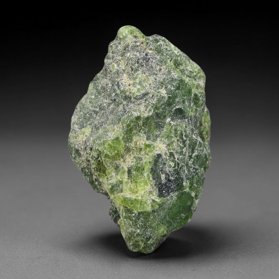 65 Carats Natural Vibrant Green Chrome Diopside Rough Specimen, 34YS (1 of 1)