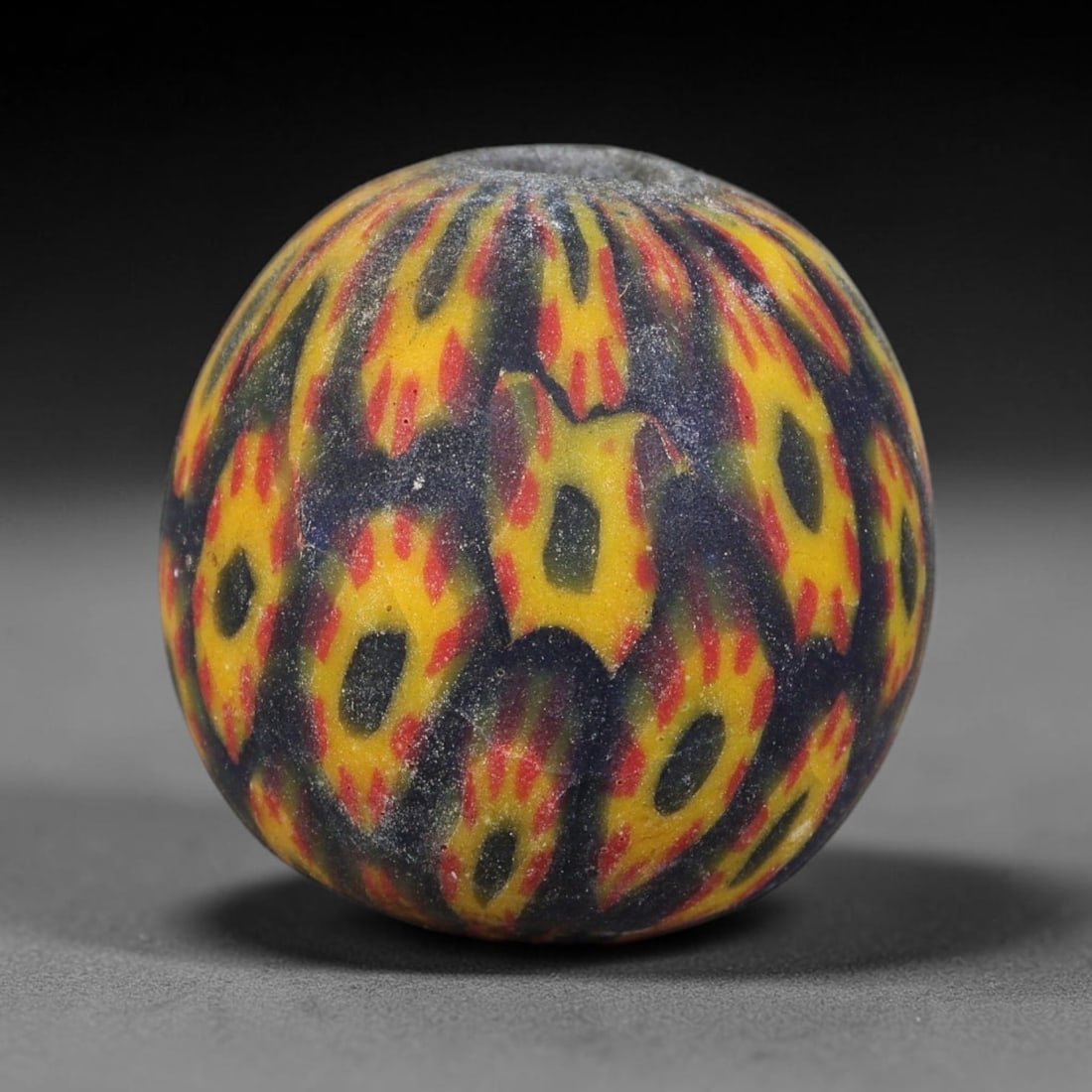 Antique Borneo Glass Trade Bead - 16mm Vintage Handcrafted Bead, 6XD: Antique Borneo glass beads hold deep cultural and historical significance within Southeast Asian maritime trade networks. For centuries, these glass spheres circulated as vital currency, ceremonial ta