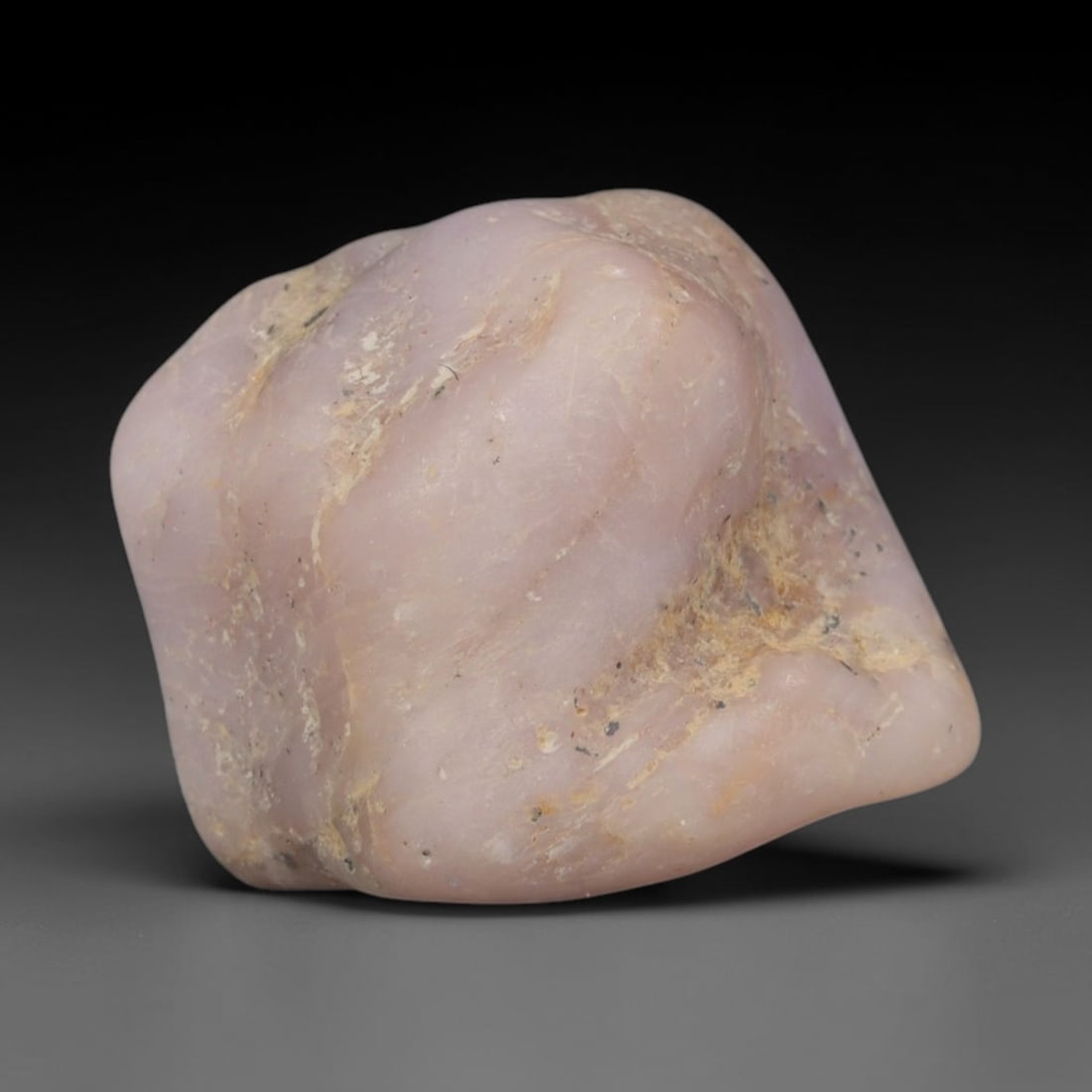 51ct Natural Unheated Sri Lankan Purplish Blue Sapphire Rough, 35YQ: This natural corundum rough is an unheated purplish blue sapphire sourced from Sri Lankan alluvial gem deposits, featuring an irregular natural native form with residual pale yellow-brown mineral matr
