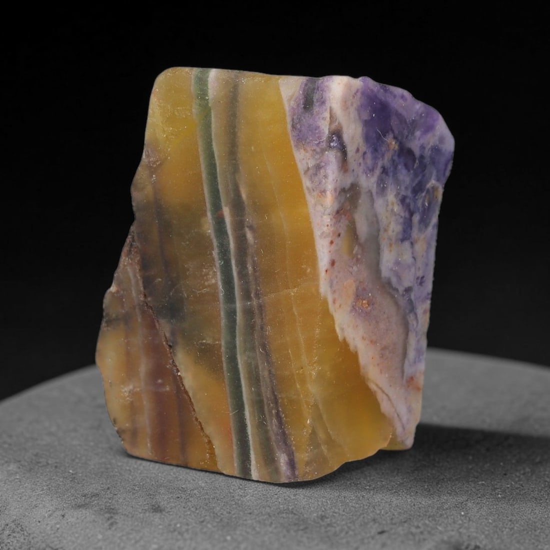 149.54 Carats Natural Rainbow Banded Fluorite Raw Rough Chunk, 96YR (1 of 1)
