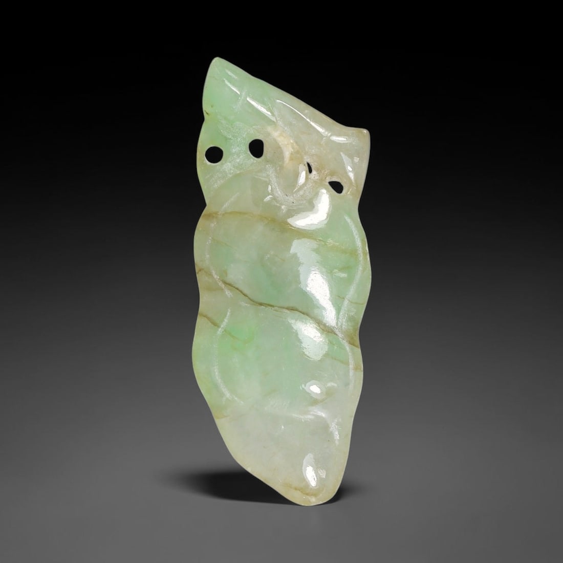 Natural Burmese Type A Jadeite Jade Hand Carved Pendant, 32TC (1 of 2)