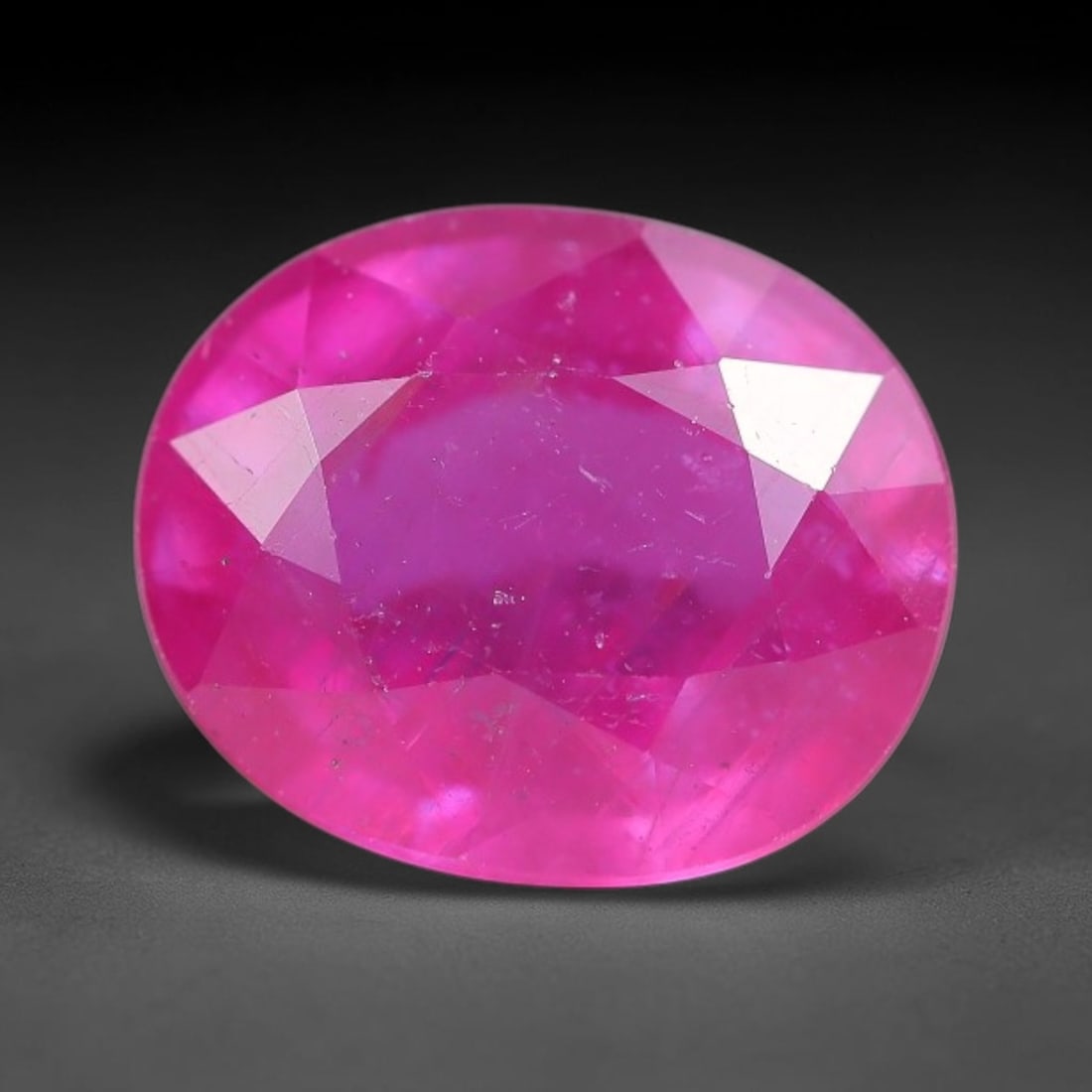 4.82 Carats Natural Mozambique Ruby Oval Faceted Loose Gemstone, 22XY (1 of 1)