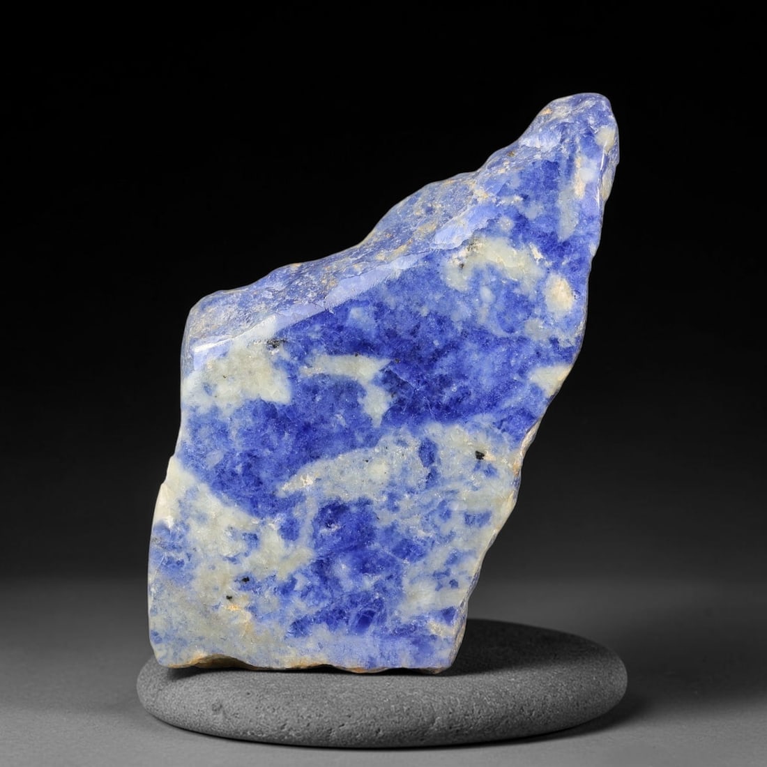 168.32 Carats Natural White Matrix Blue Sodalite Sliced Rough Stone, 72YR (1 of 1)