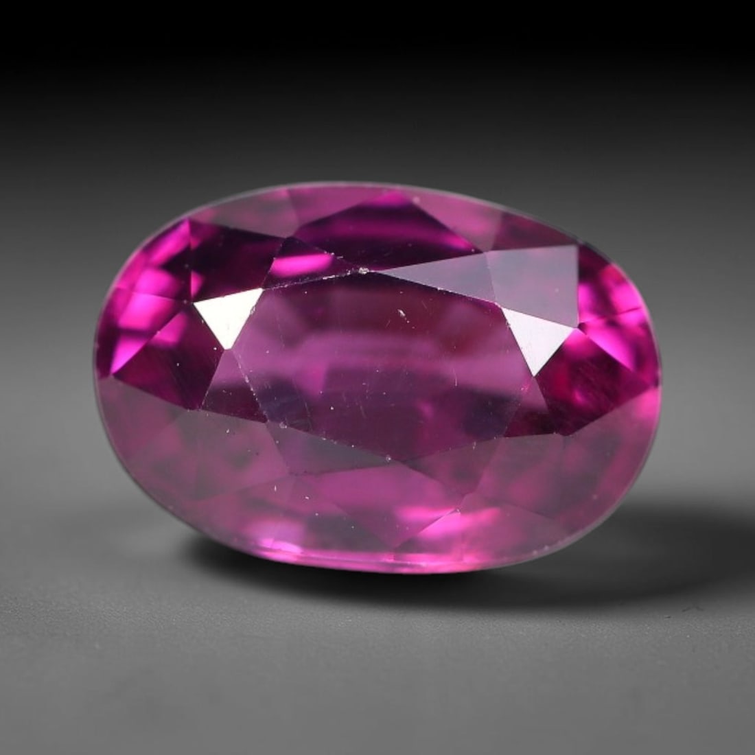 1.86 Carats Natural Pinkish Purple Rhodolite Garnet Faceted Loose Gemstone, 65WY: This garnet material forms within natural geological formations and undergoes precise faceting and high-gloss polishing via professional lapidary techniques. Minor internal pinpoint inclusions and fai
