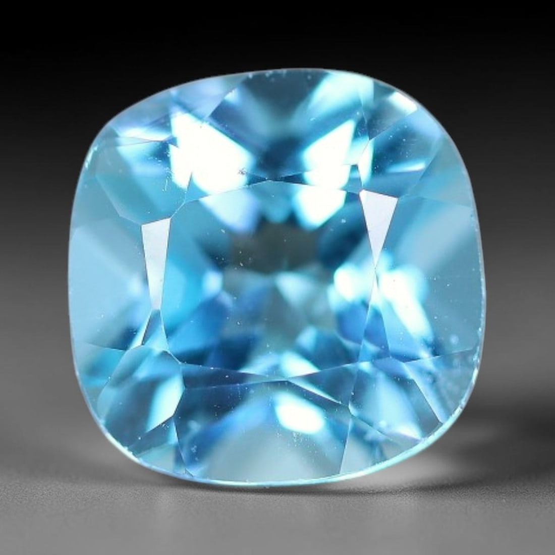 2.41 Carats Natural Swiss Blue Topaz Loose Gemstone, 6WP (1 of 1)