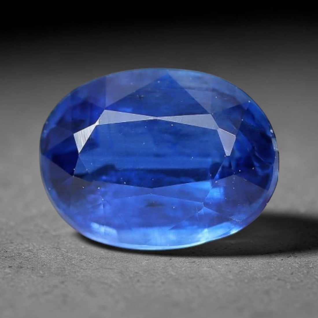 1.62 Carats Natural Brazilian Kyanite Oval Faceted Loose Gemstone, 67XY (1 of 1)